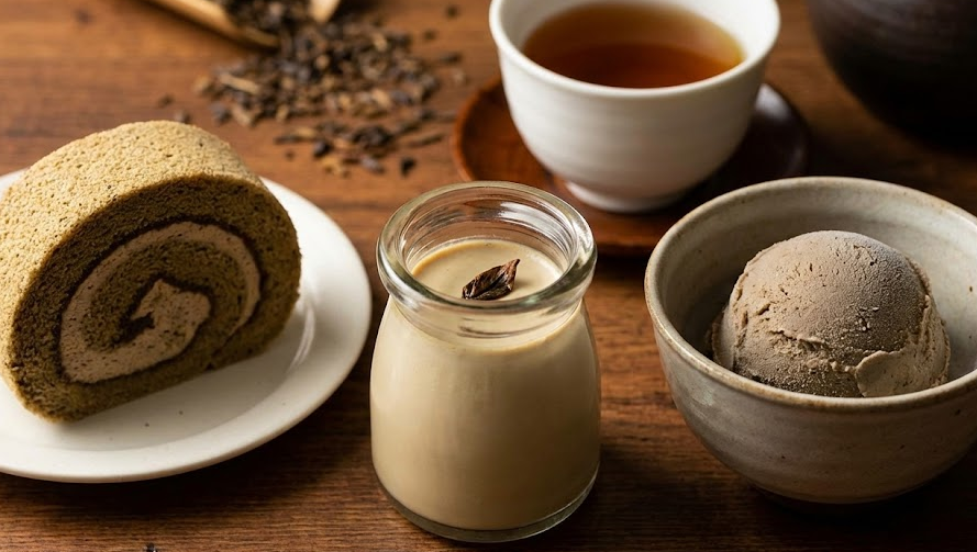 Hojicha Desserts
