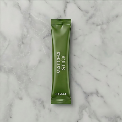 Matcha stick pack mockup