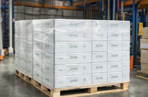 25kg industrial bulk matcha pallet packaging