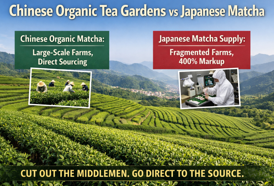 A B2B Guide to Sourcing Bulk Organic Matcha Powder