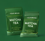 Bulk matcha sachets and small packs