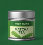 Bulk matcha premium tin packaging