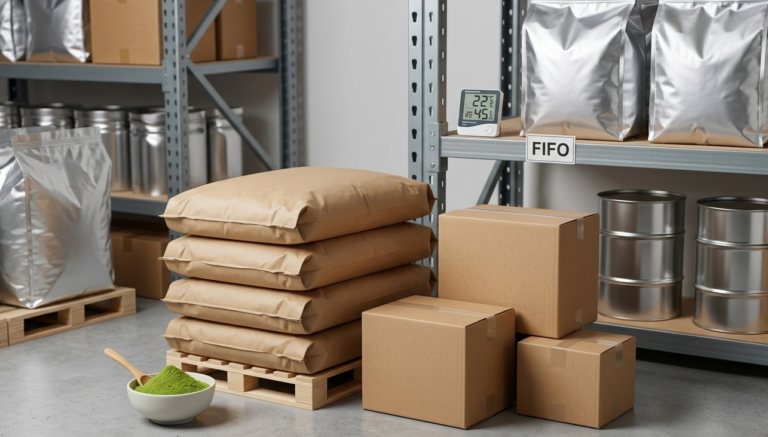Export cartons and private label matcha packaging planning